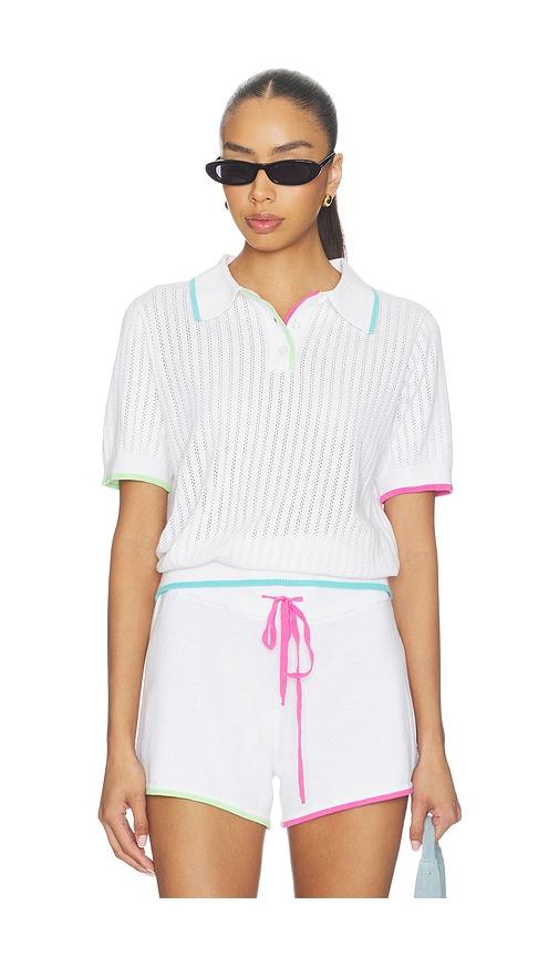 beach riot sia top in white.
