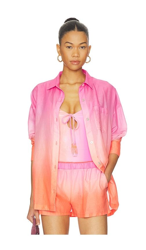 beach riot x revolve cassidy top in pink.