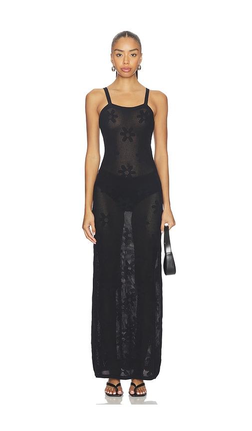 beach riot x revolve conrad dress in black.