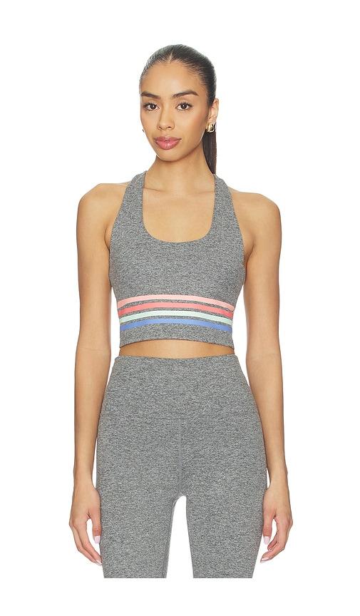 beach riot yara tank top in grey.