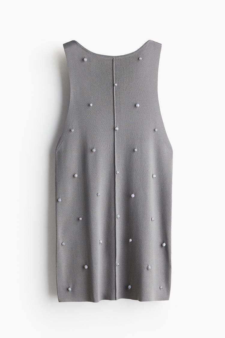 bead-embellished top