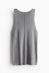bead-embellished top