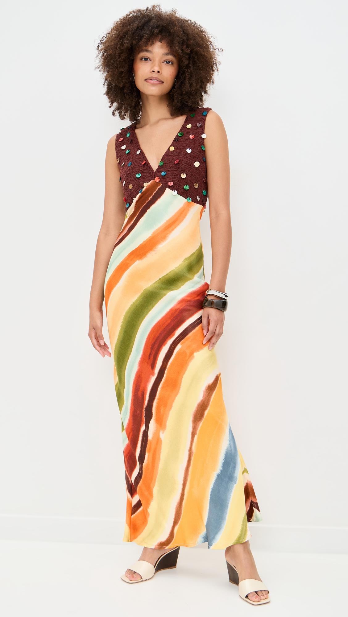 beaded allegra dress