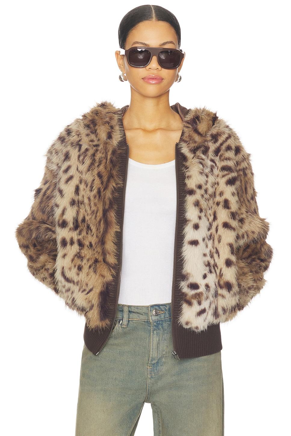 bear faux fur jacket