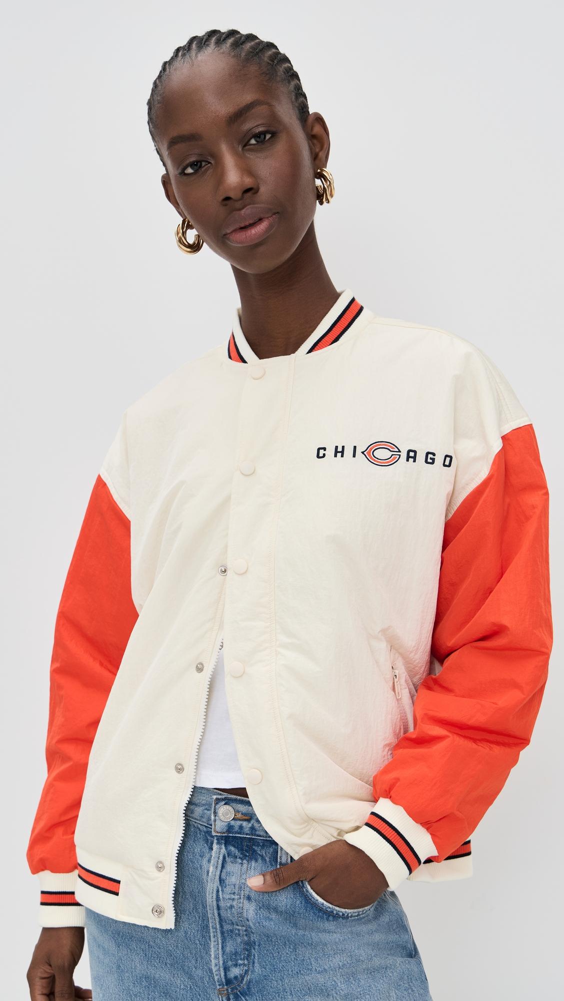 bears colorblock bomber jacket