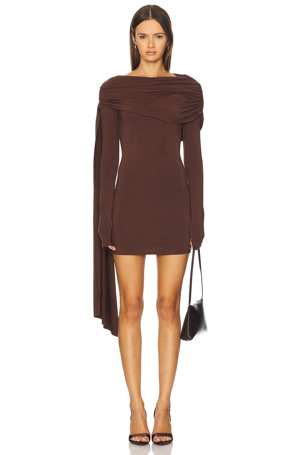 beatriz drape mini dress