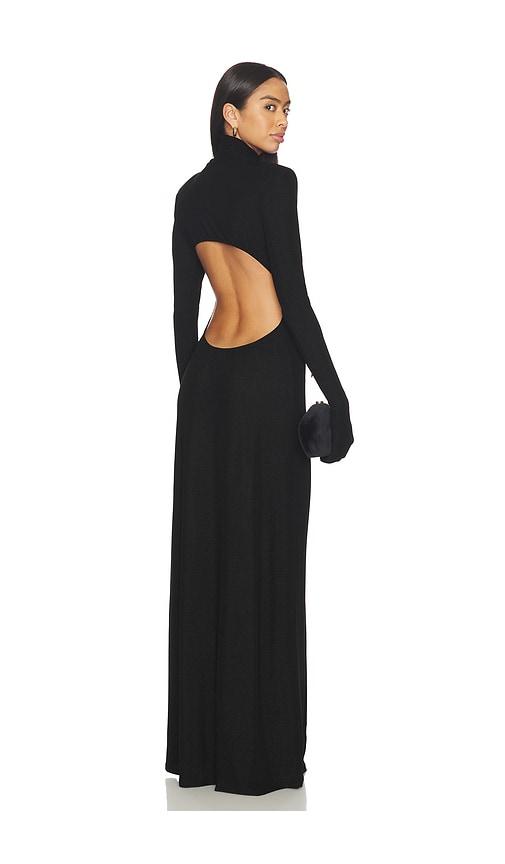 beaufille eames dress in black.