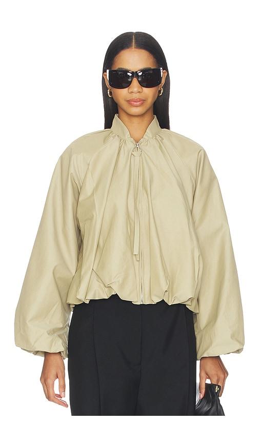 beaufille tadao jacket in beige.