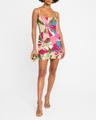 bebe beaded mini dress