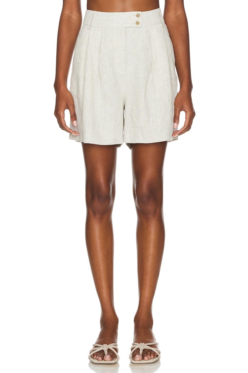 beckett linen shorts