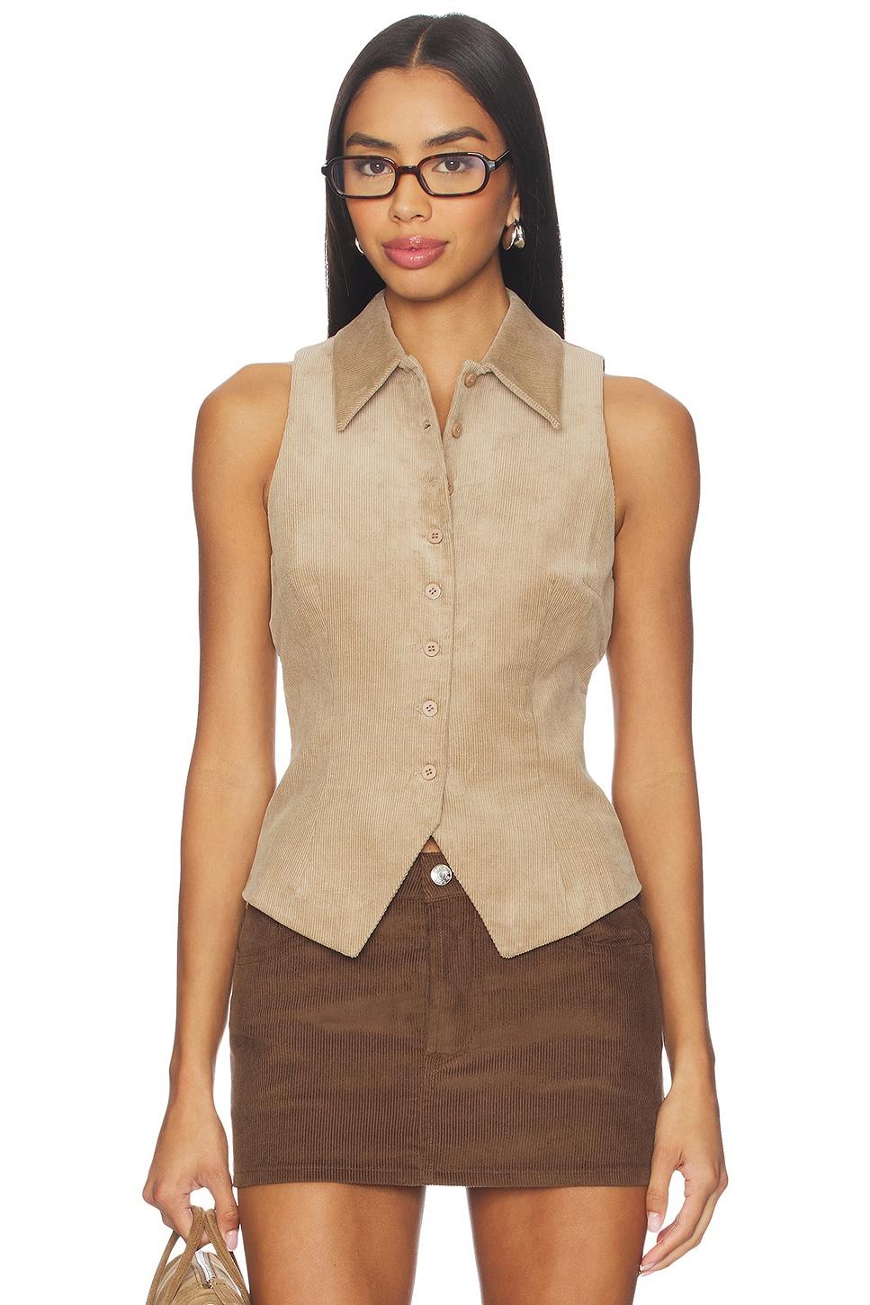 becky corduroy vest