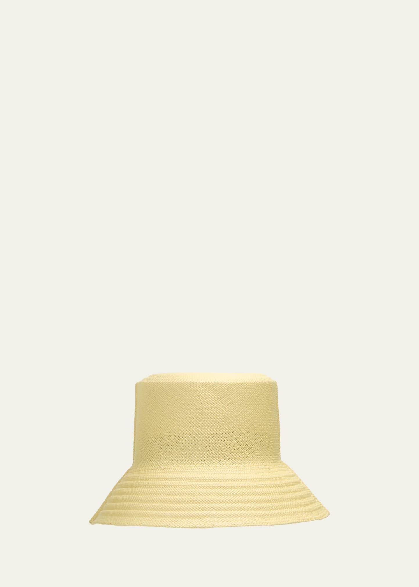becky straw bucket hat