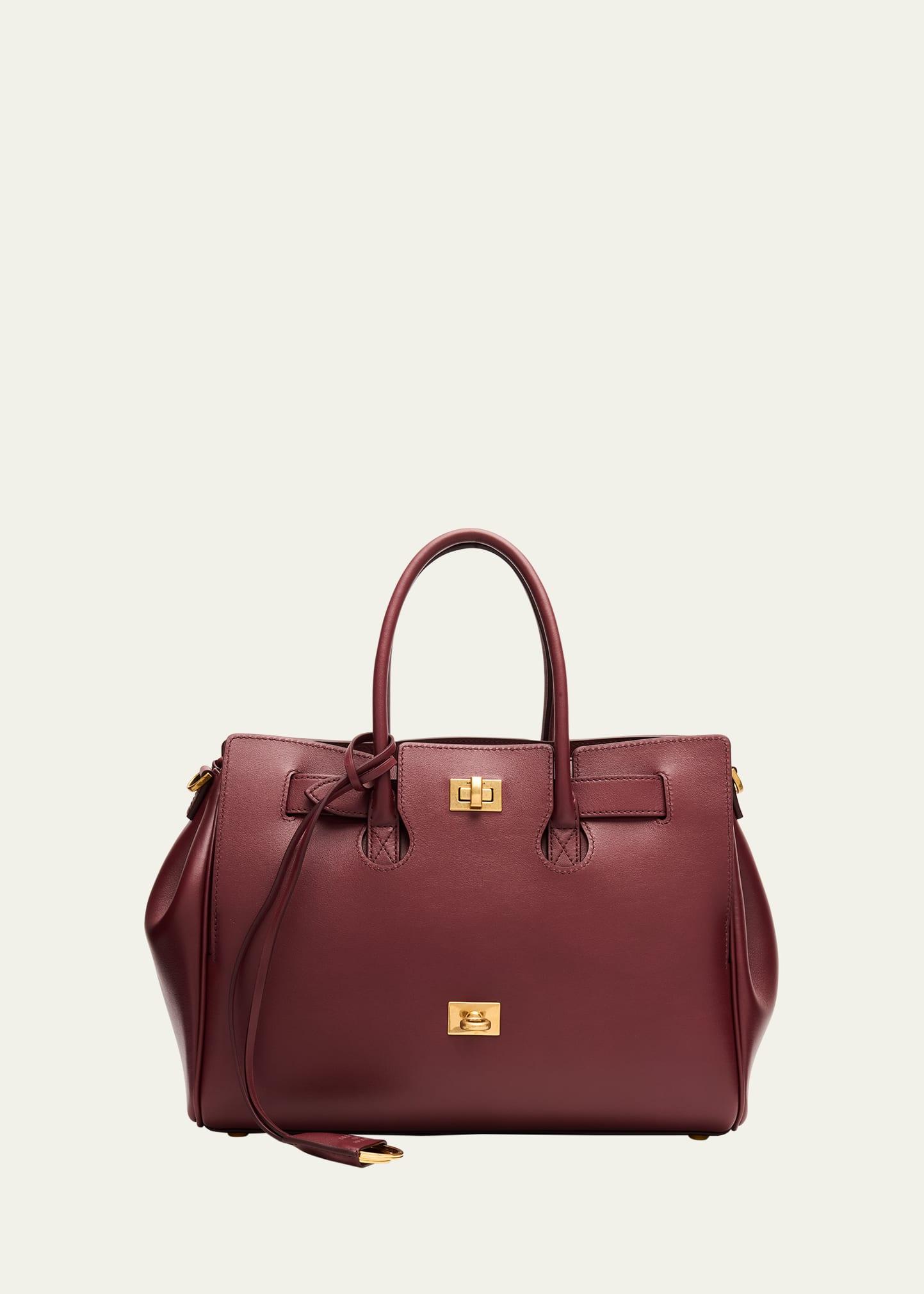 bel air small leather top-handle bag