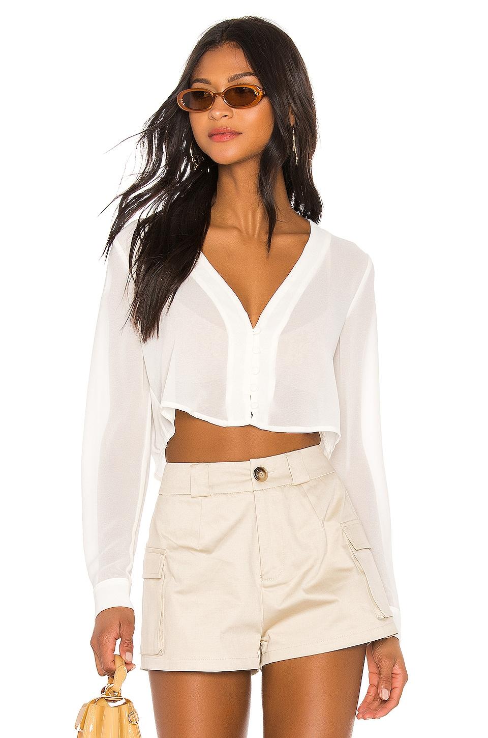 belinda button up top