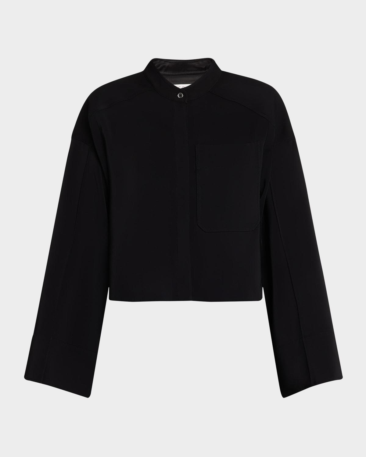 bell-sleeve shirt