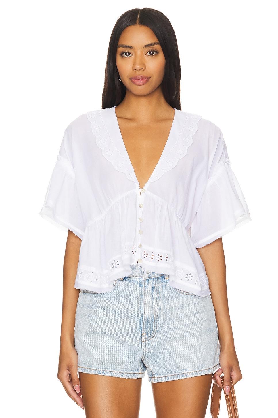 bella cutwork top