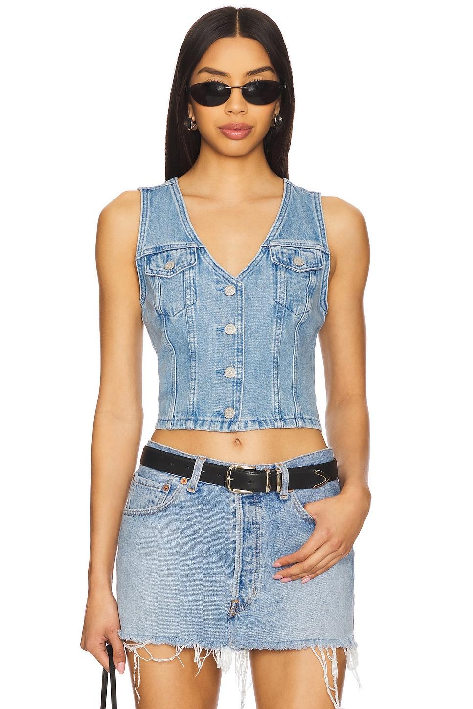 bella denim corset