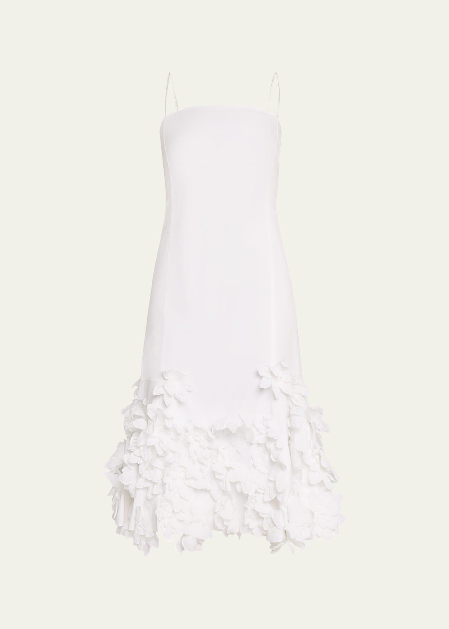 bella floral sleeveless midi dress