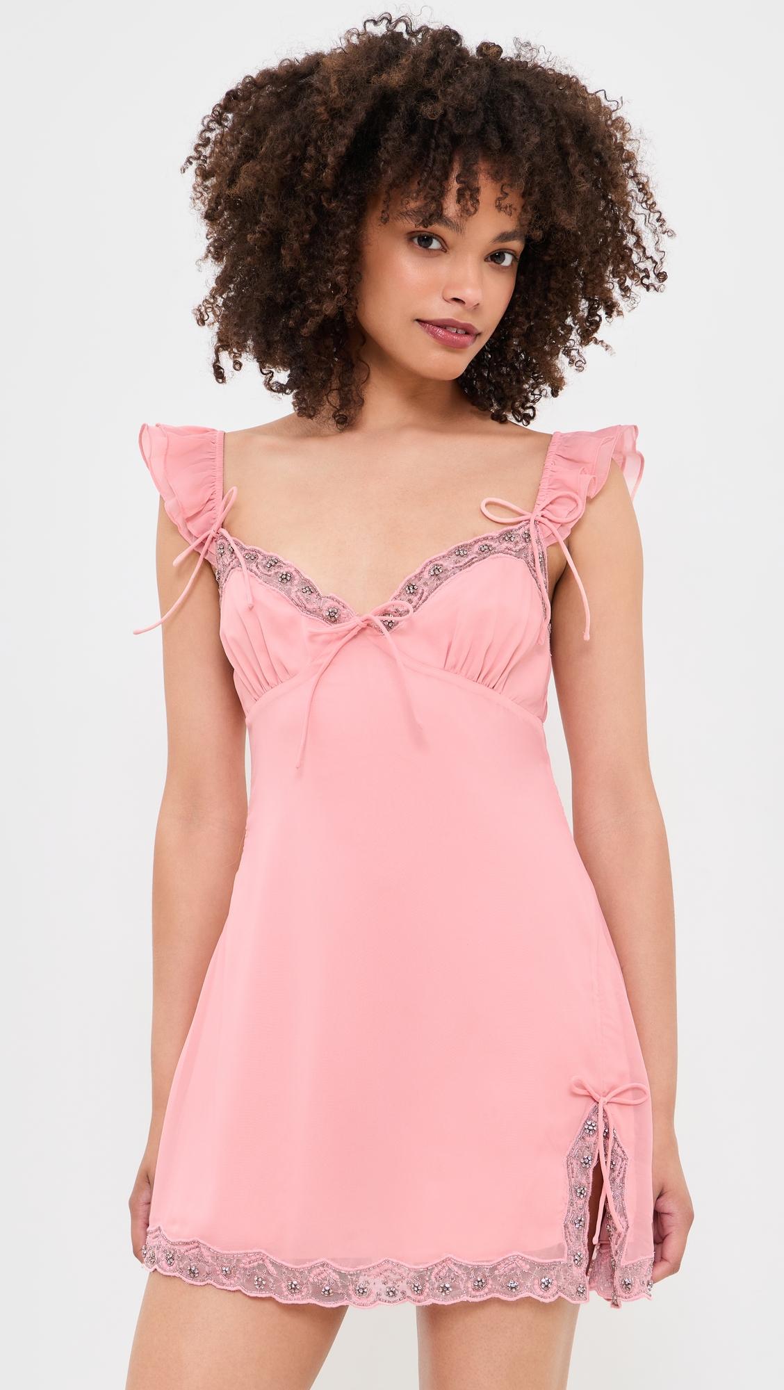 bella sparkle slip dress