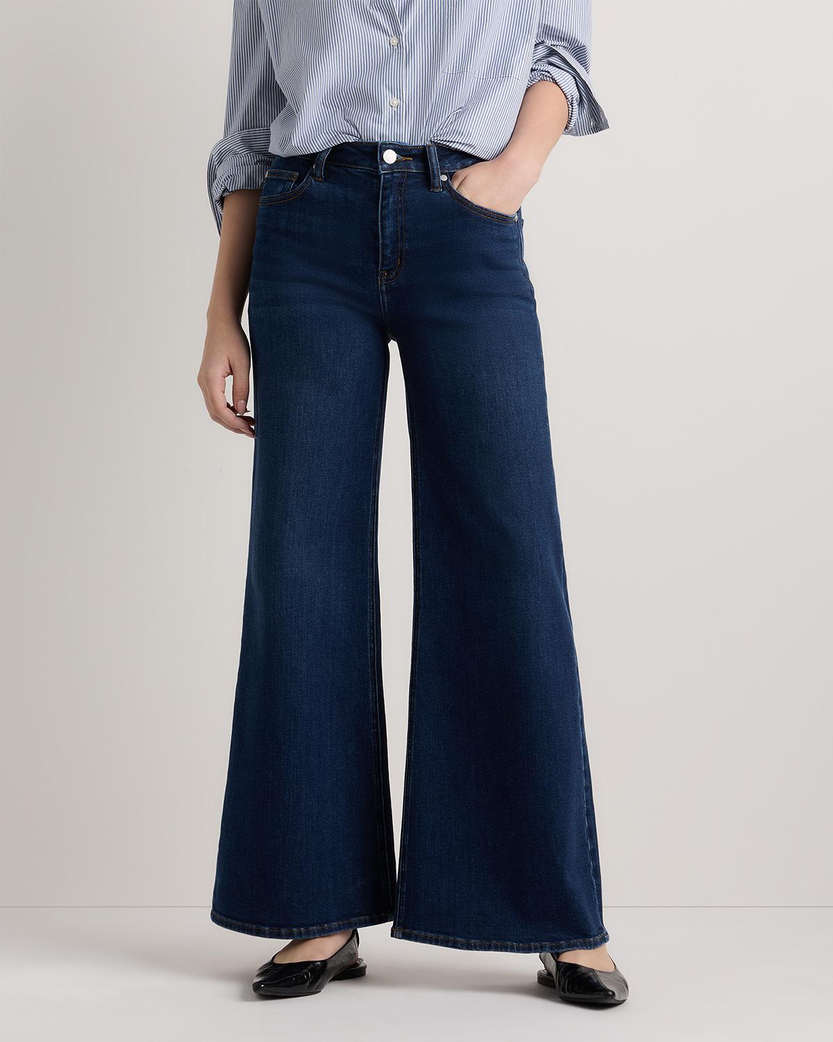 bella stretch palazzo jeans