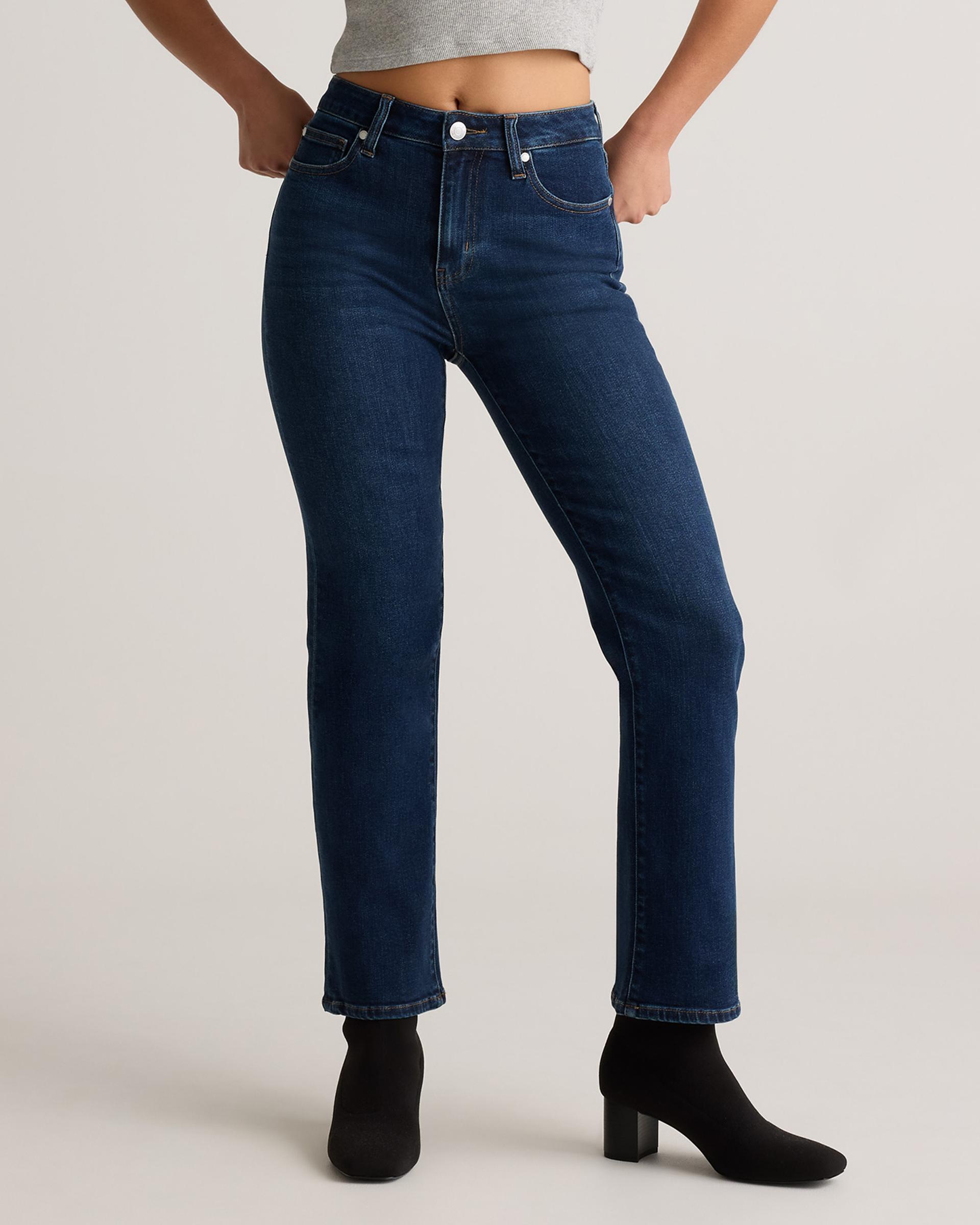 bella stretch straight jeans
