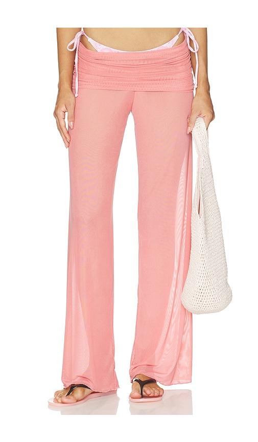 bella venice the addison pant in pink.