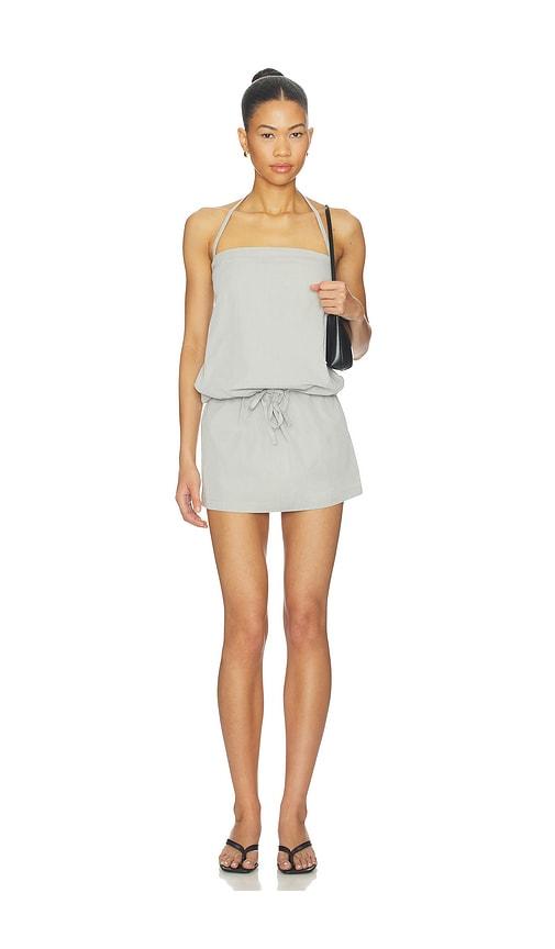 belle anna zephyr dress in slate.