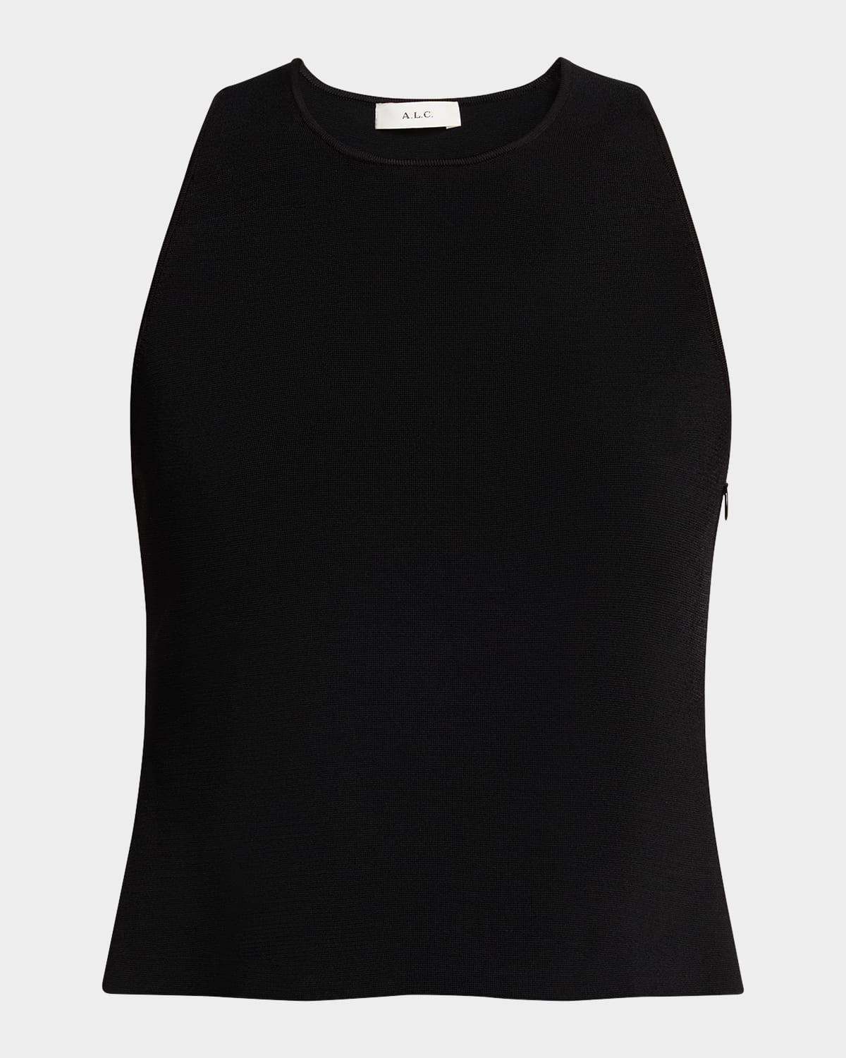 belle racerback crop top