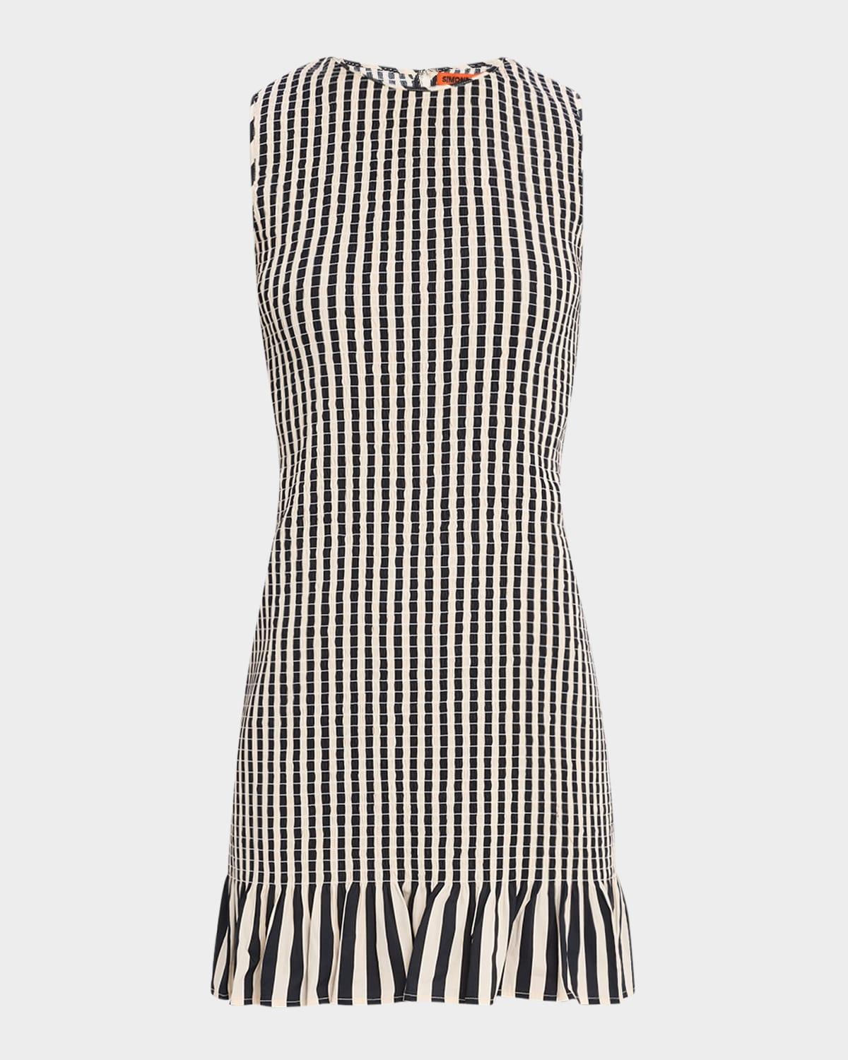 belle smocked mini dress