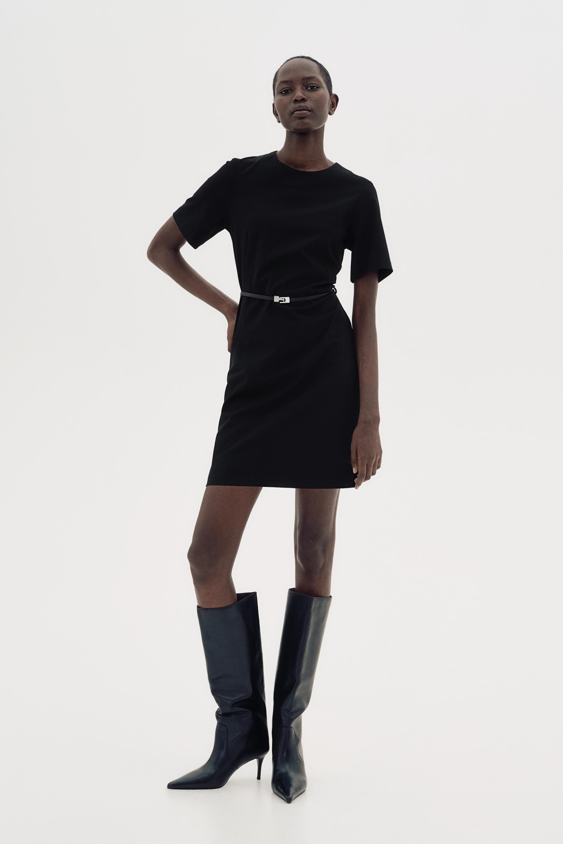 belted dress