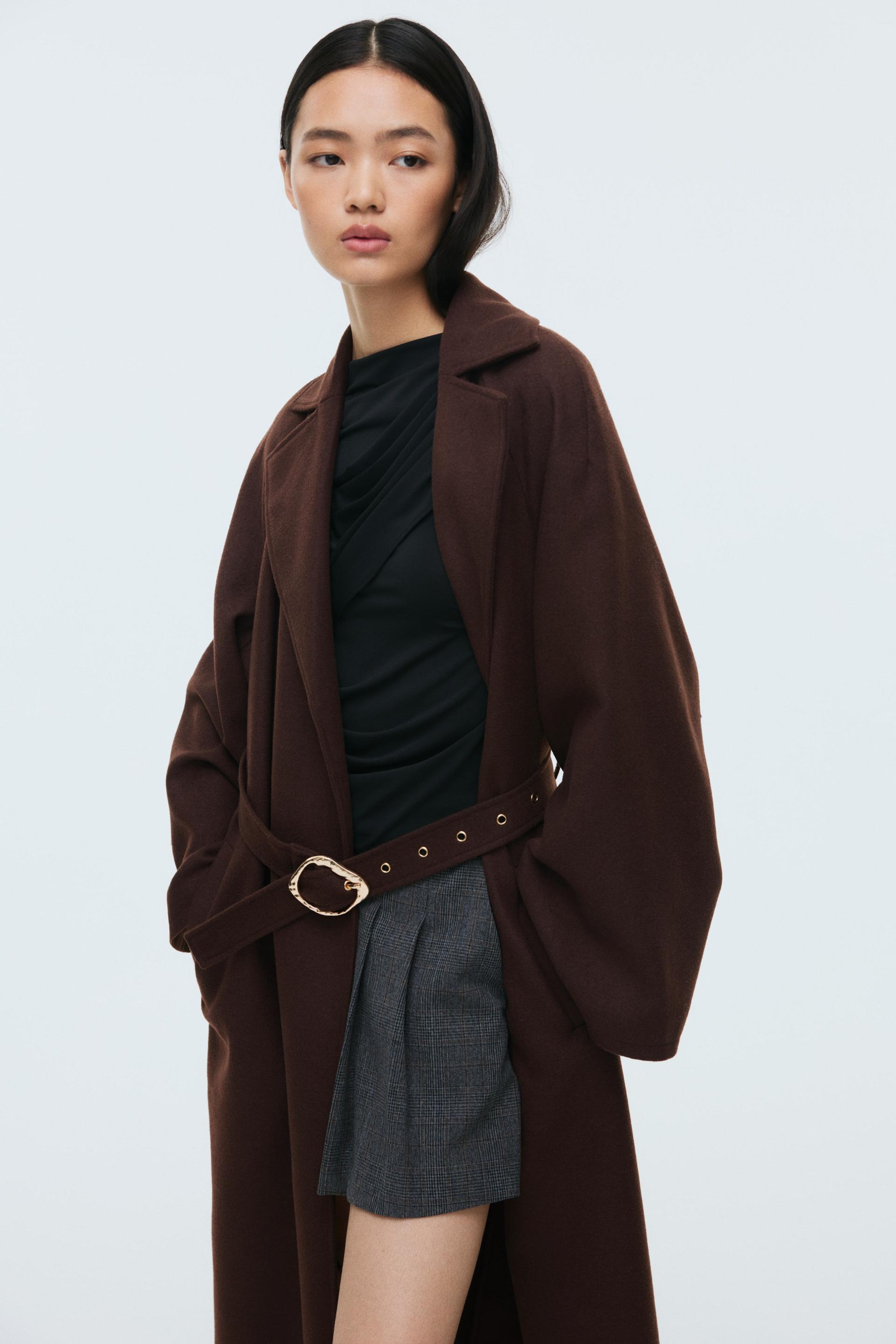 belted maxi coat