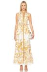 belted maxi dress
