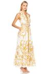 belted maxi dress