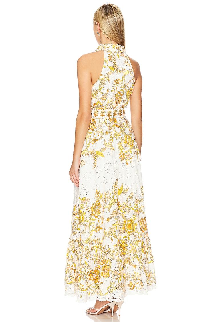 belted maxi dress