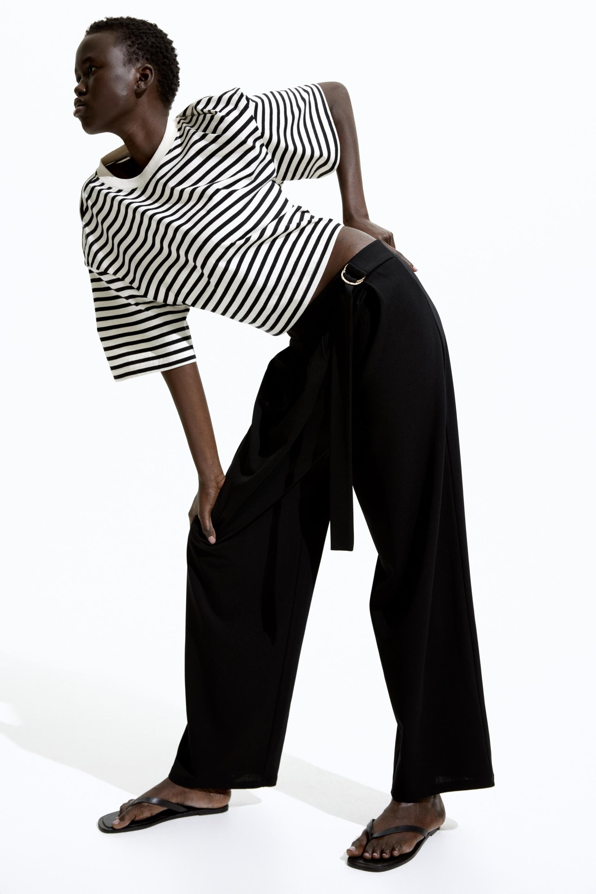 belted pants