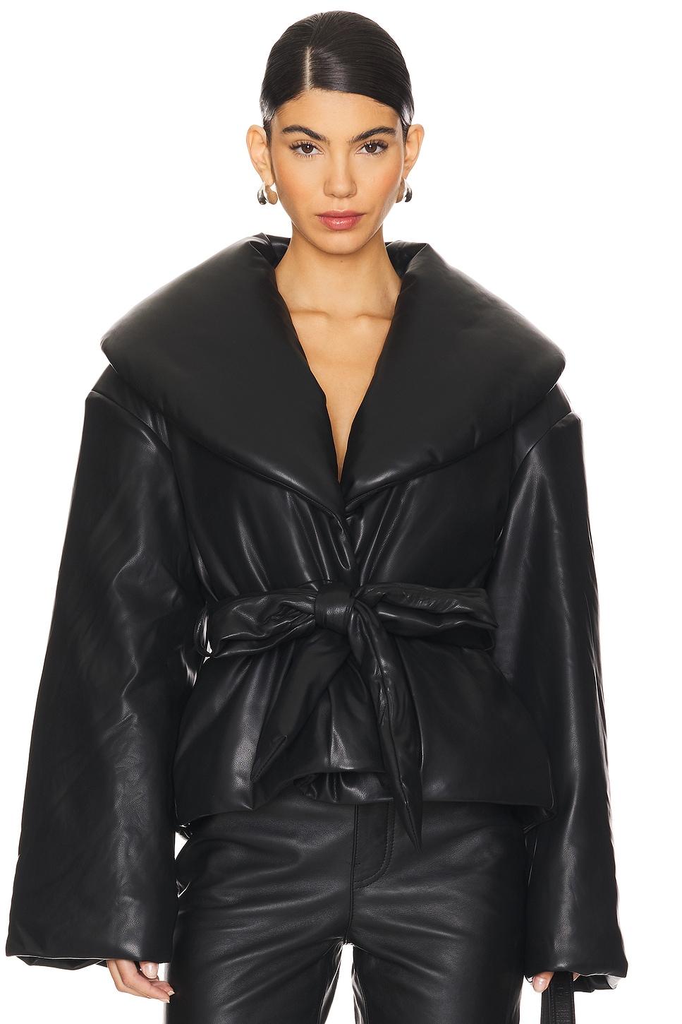 belted puffer jacket