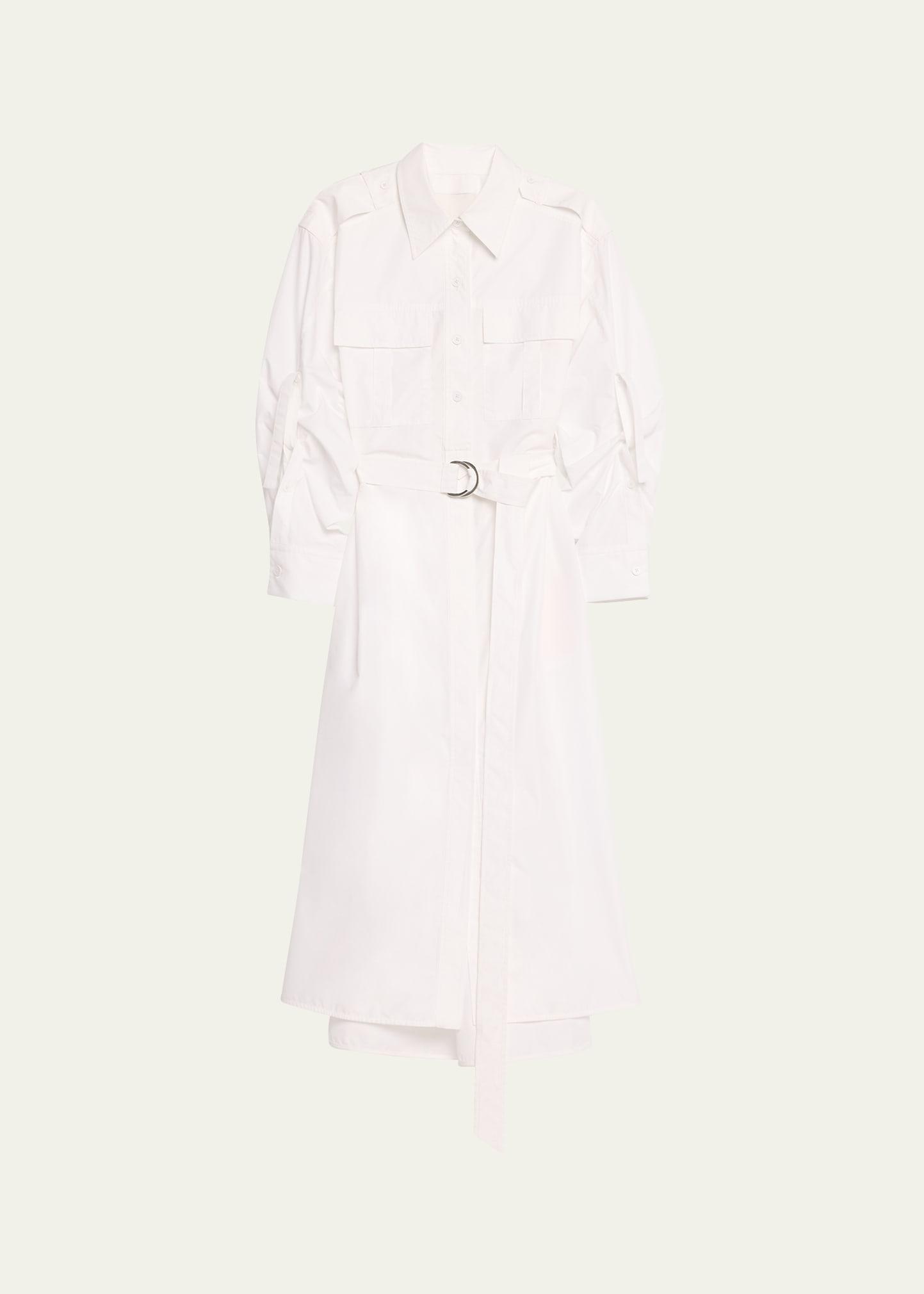 belted shirtdress