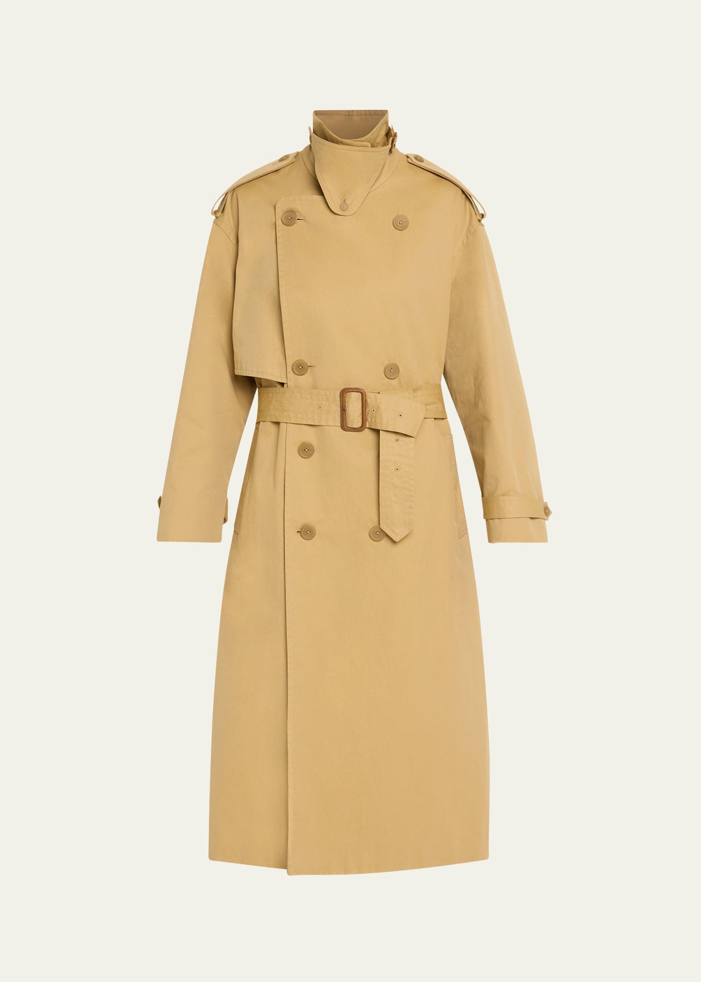 belted trench coat