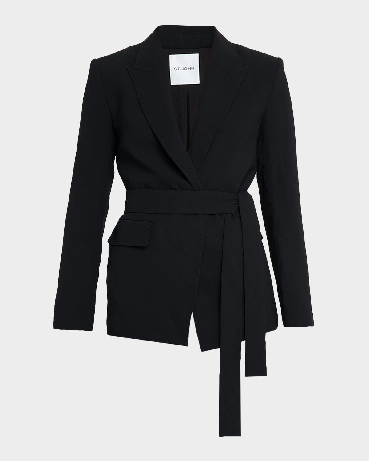 belted wrap jacket