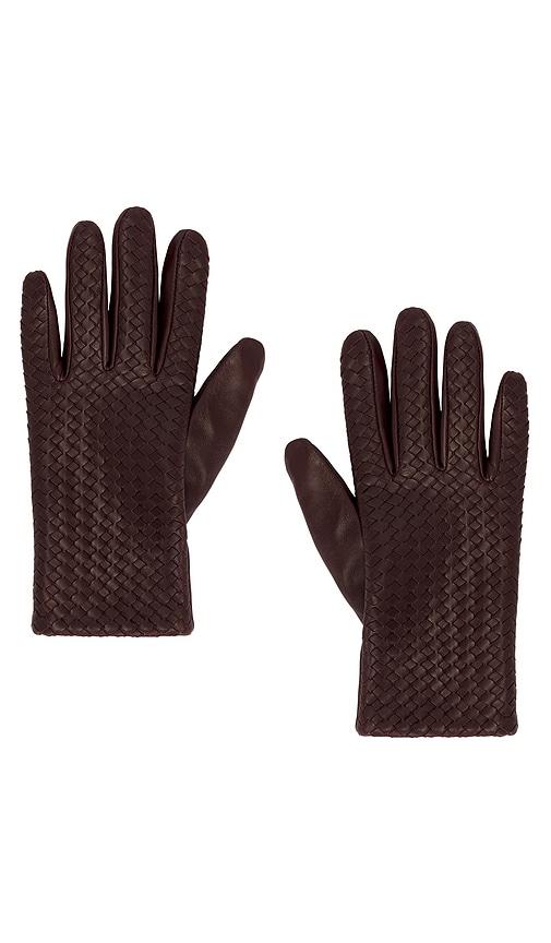 bembien emil gloves in burgundy.