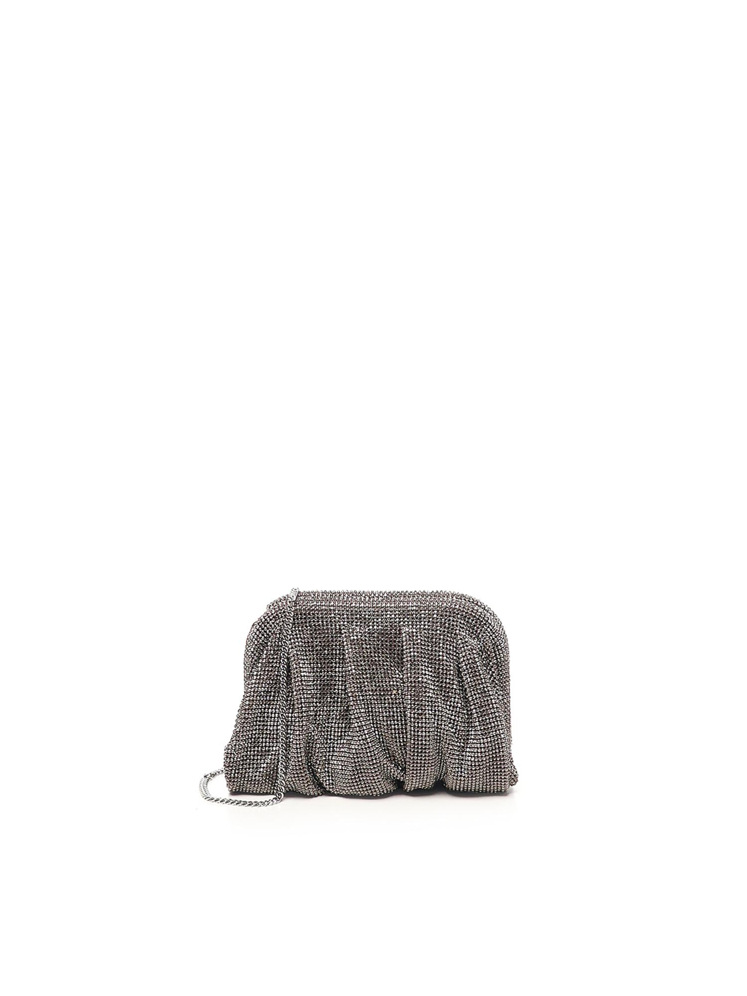 benedetta bruzziches bags silver shadow metal mesh - women