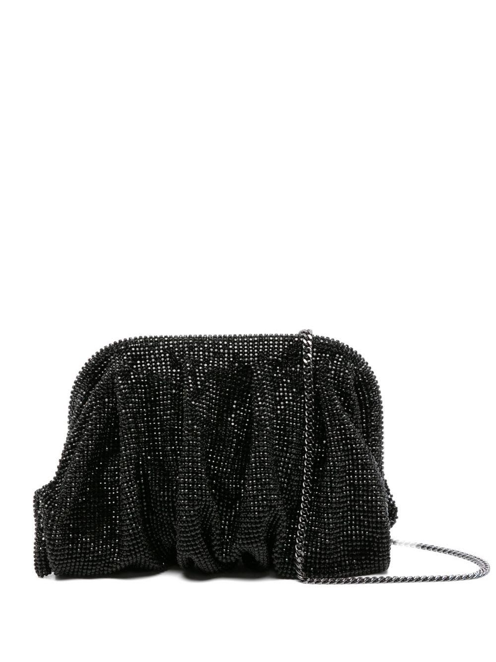 benedetta bruzziches beaded pleated clutch bag