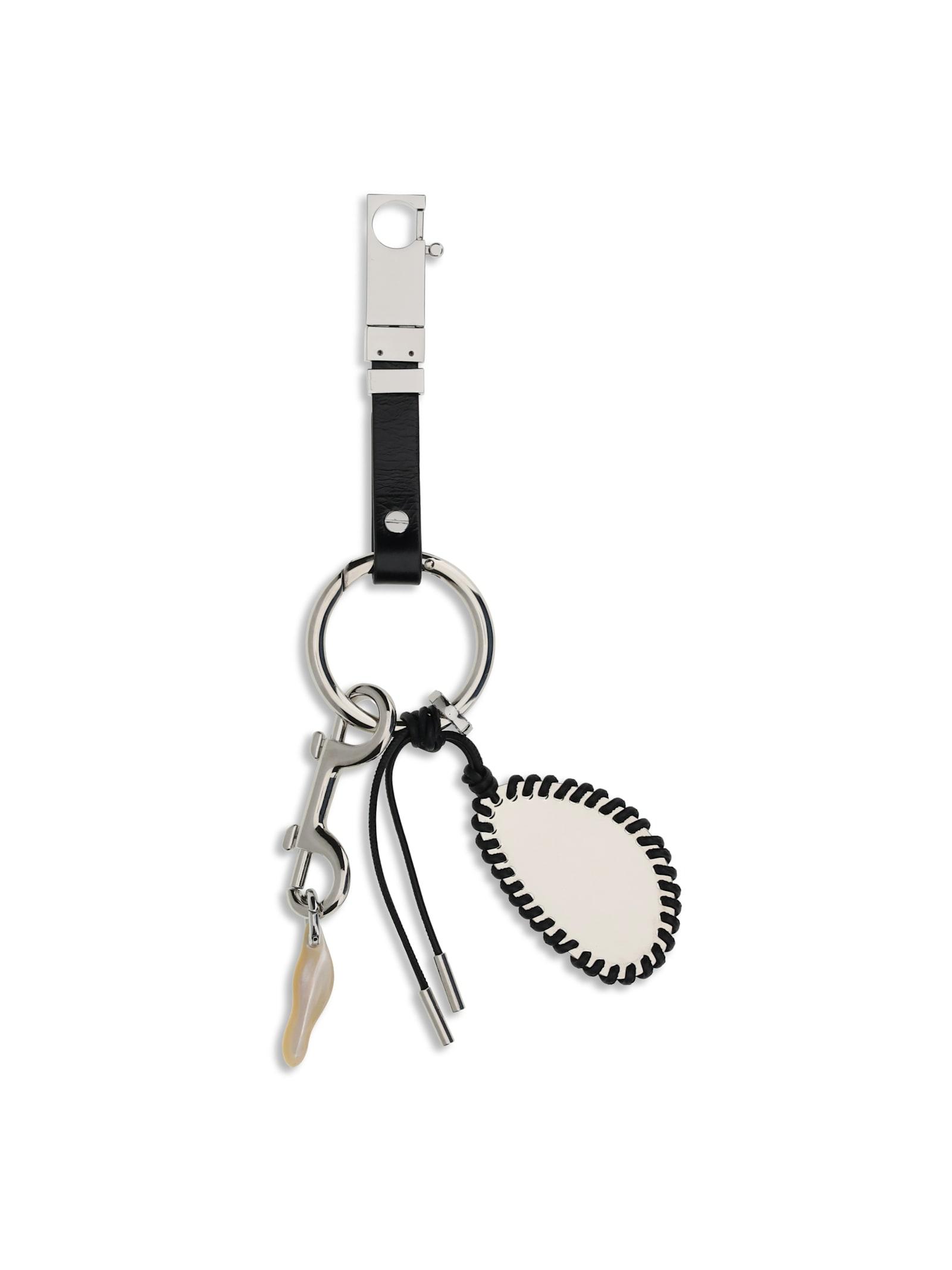 benedetta bruzziches chatelaine petite miroir keychain