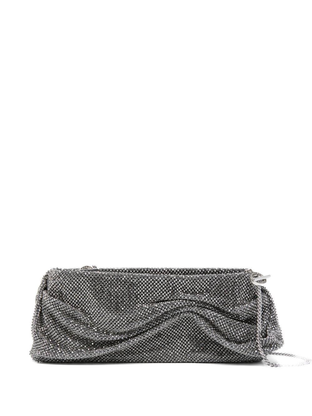 benedetta bruzziches clutch with chain shoulder strap
