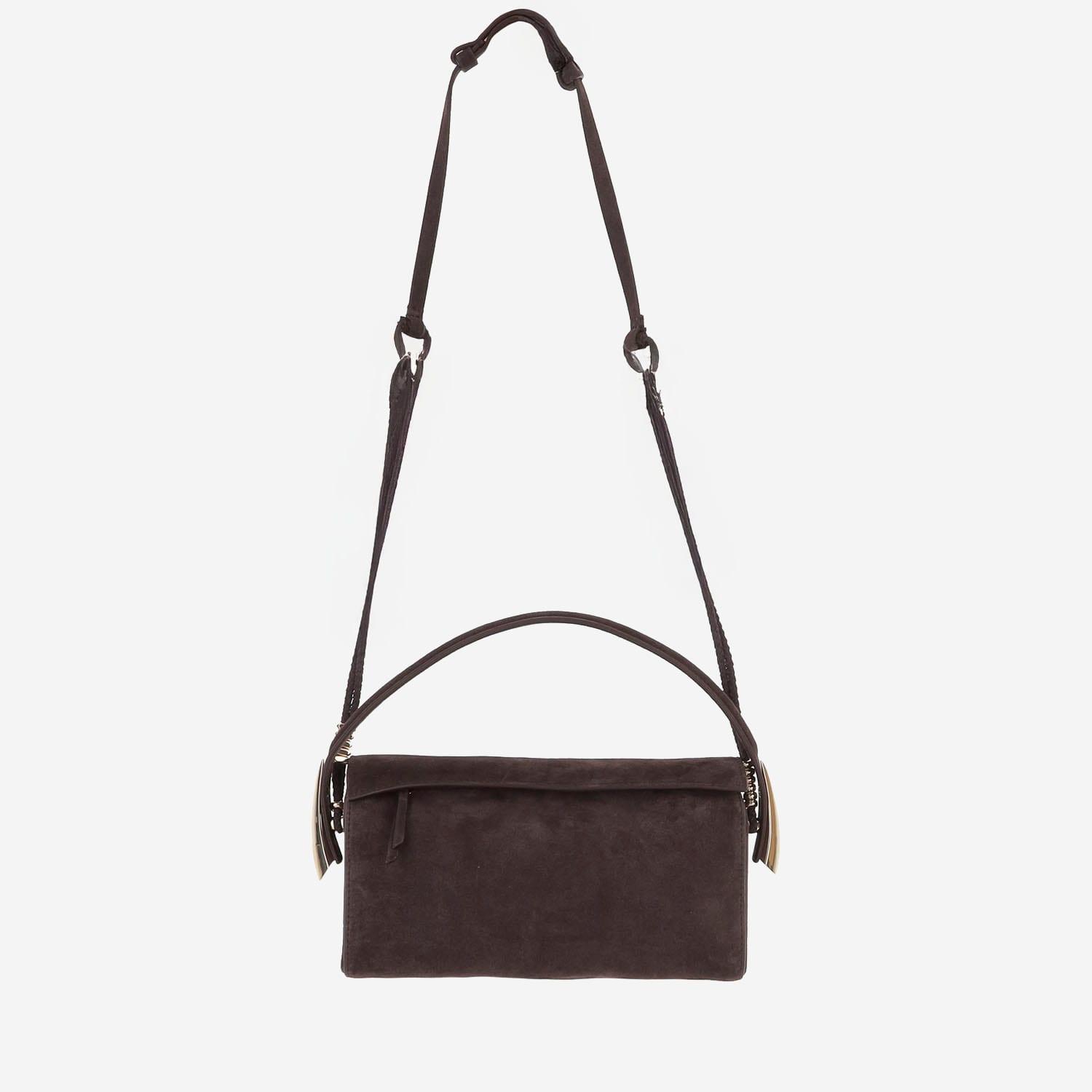benedetta bruzziches elif suede bag