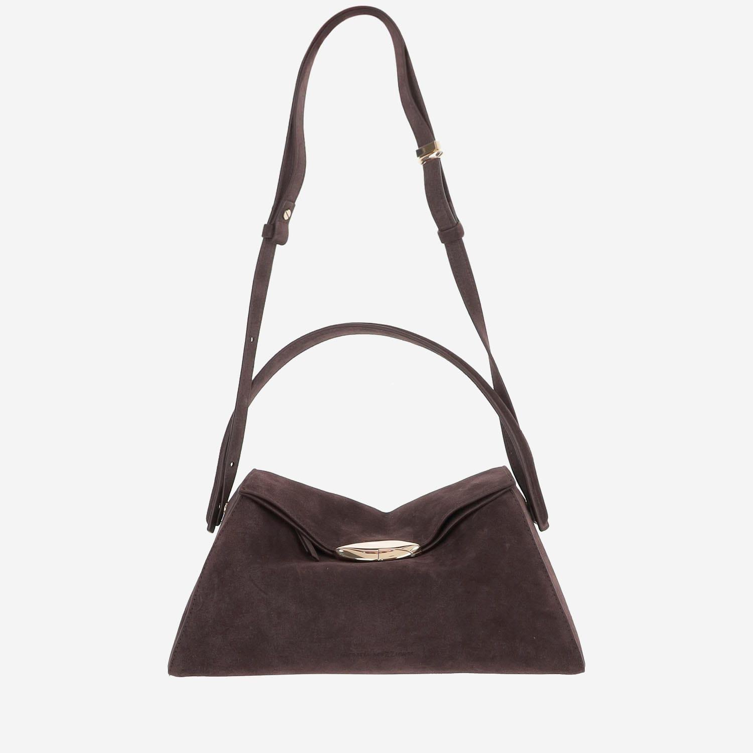 benedetta bruzziches large elif suede bag