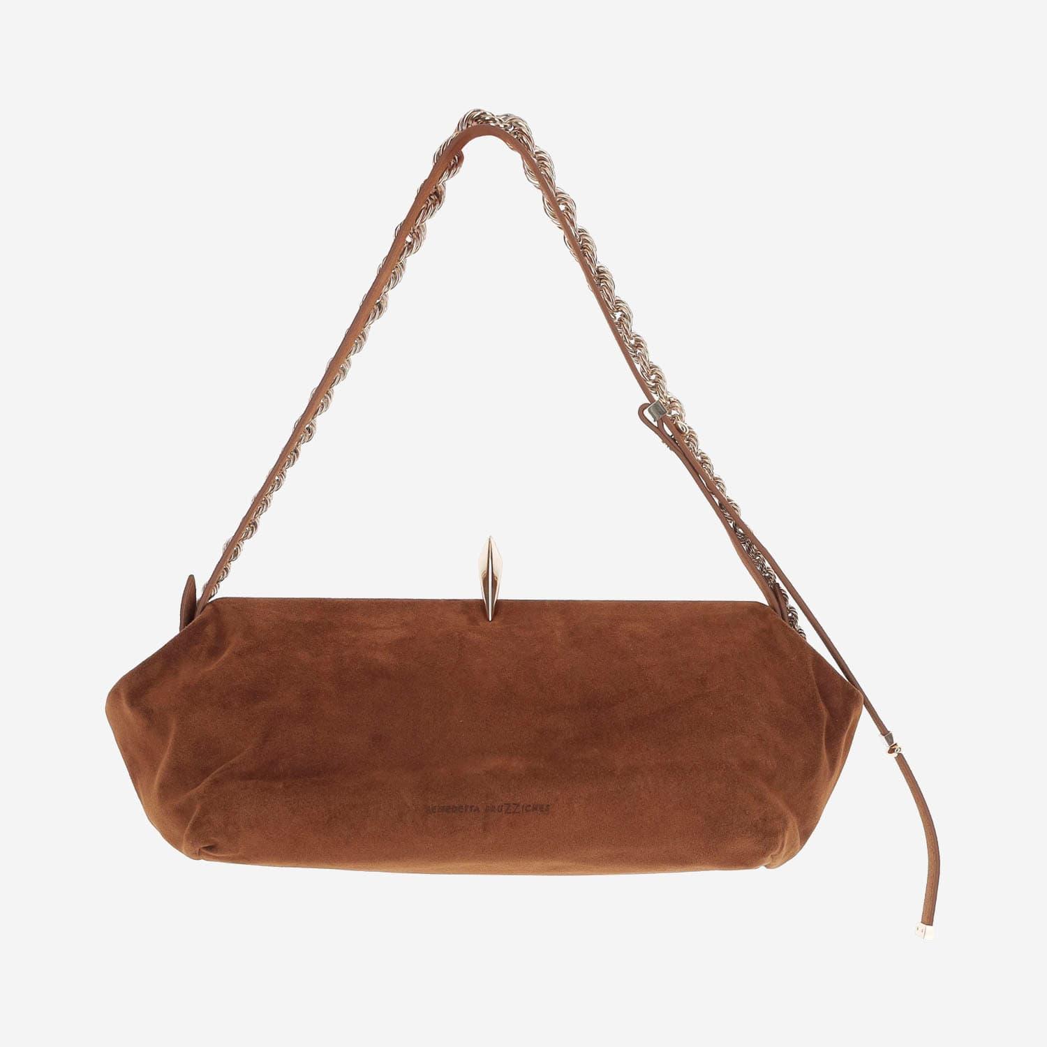 benedetta bruzziches sophia suede leather bag