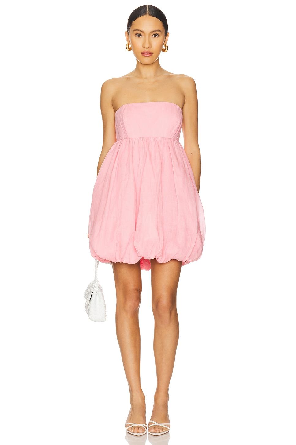 benita strapless mini dress