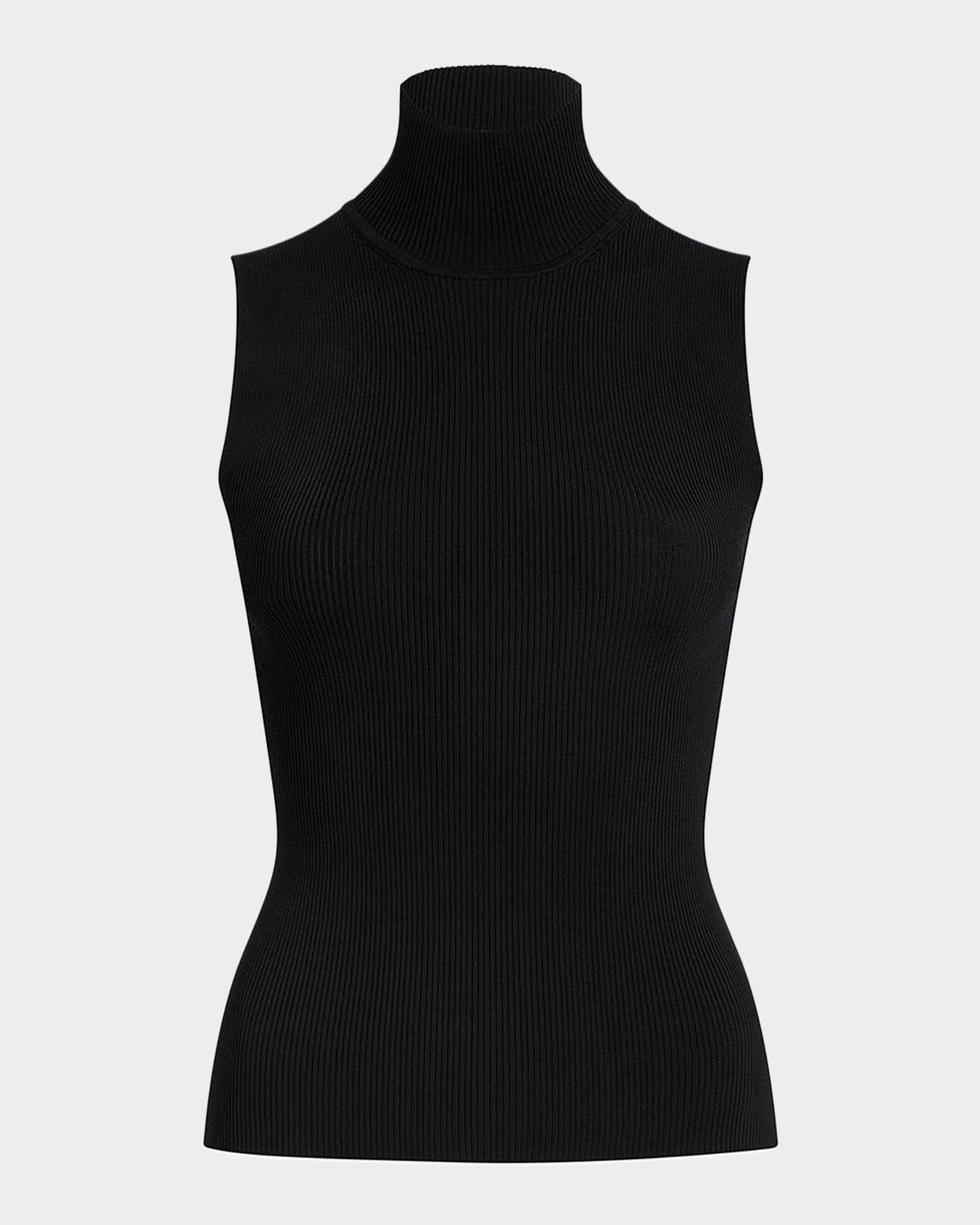 benita turtleneck rib tank top