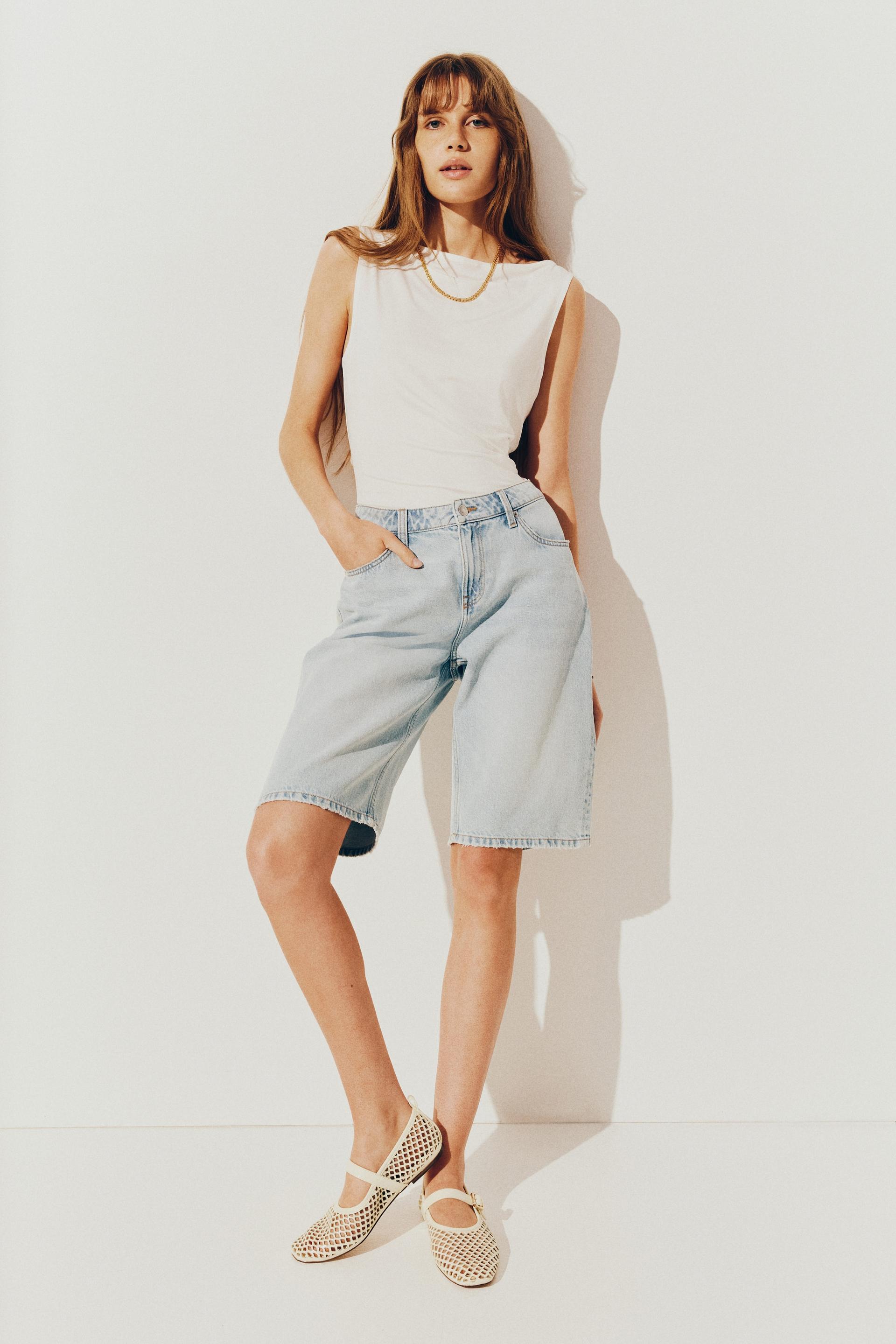 bermuda regular denim shorts